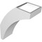 Ekena Millwork 5 1/2-in. W x 12-in. D x 16-in. H Thorton Architectural Grade PVC Knee Brace BRCP055X12X16THR - alternate 6